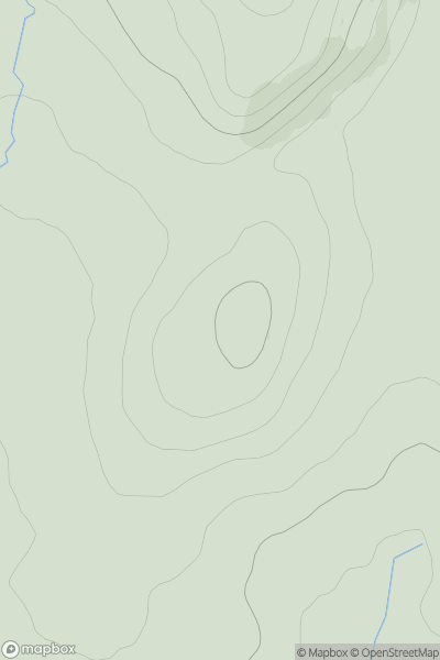 Thumbnail image for Tom Mor [Inverness to Strathspey] [NH895260] showing contour plot for surrounding peak